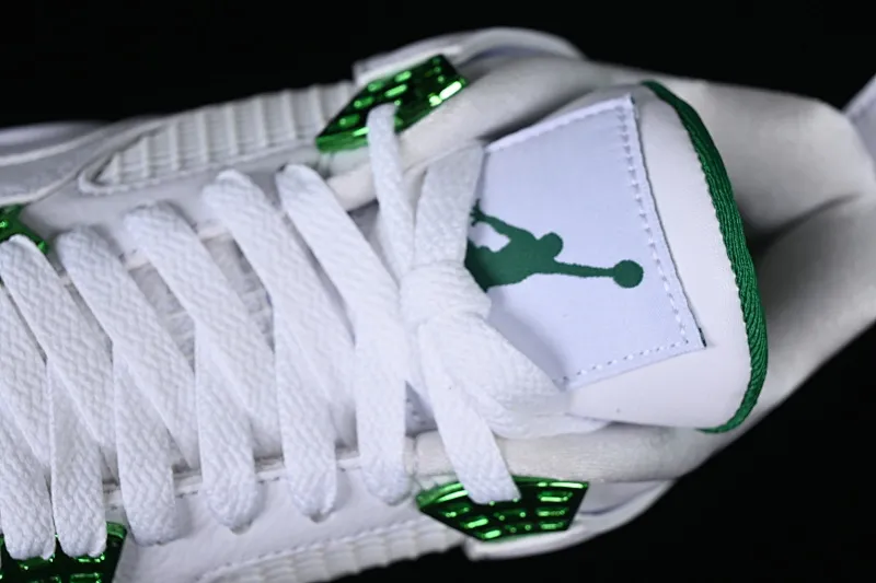 All categories Air Jordan Jordan series basketball shoes Air Jordan 4 GX foreign trade version Air Jordan 4 "Pine Green" AJ4 Joe 4 white and green first layer genuine standard CT8527-113